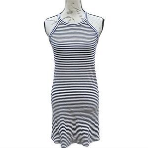 Madewell District Dress in‎ Stripe Nightfall Size Small
